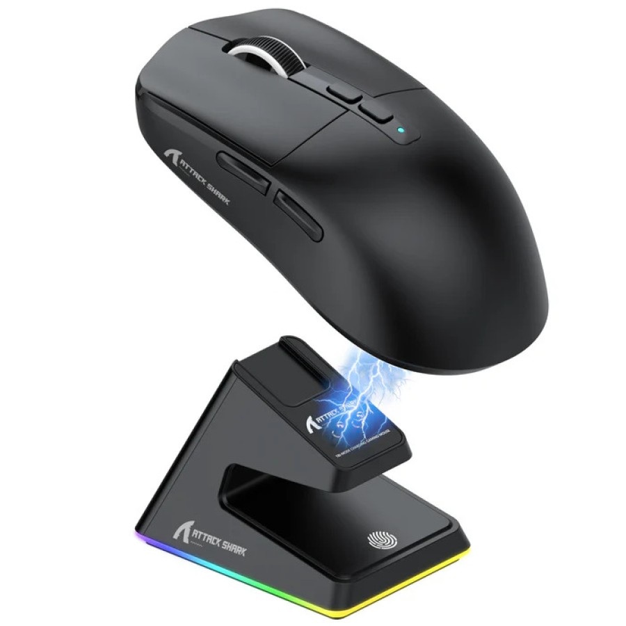 ATTACK SHARK X6 SUPERLIGHT Three Modes Gaming Mouse With Charging Dock 49g ATTACK SHARK X6 SUPERLIGHT Three Modes Gaming Mouse With Charging Dock 49g
