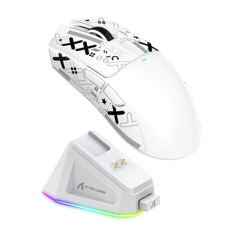 ATTACK SHARK X11 Wireless Gaming Mouse with Charging Dock 63g ATTACK SHARK X11 Wireless Gaming Mouse with Charging Dock 63g