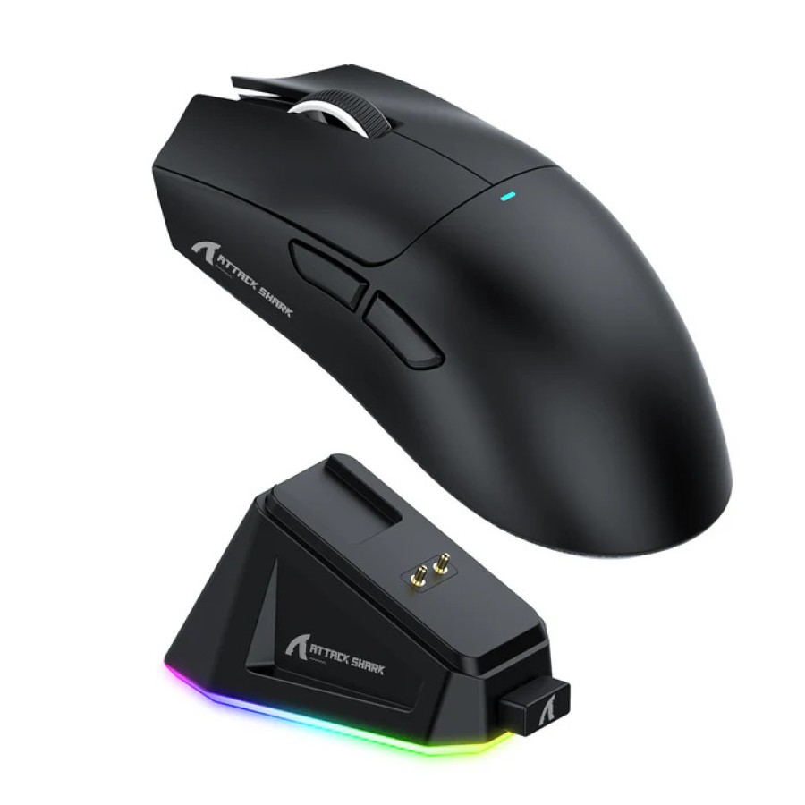 ATTACK SHARK X11 Wireless Gaming Mouse with Charging Dock 63g ATTACK SHARK X11 Wireless Gaming Mouse with Charging Dock 63g