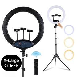 JMARY Professional 3 Phone Holder Ring Light FM-19RS JMARY Professional 3 Phone Holder Ring Light FM-19RS