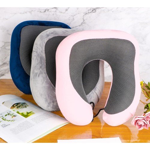 Memory Foam Travel Neck Pillow 