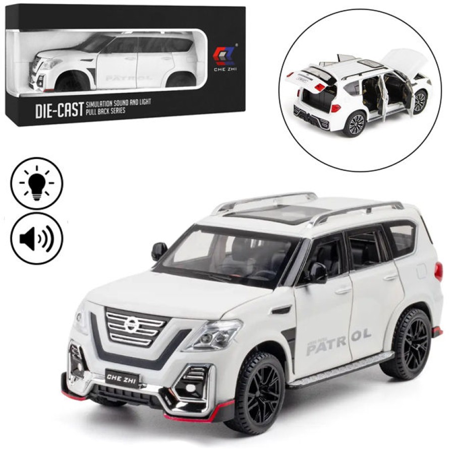 XLG Nissan Patrol Die Cast Model RC Car 1:24 Scale - Lights & Music 