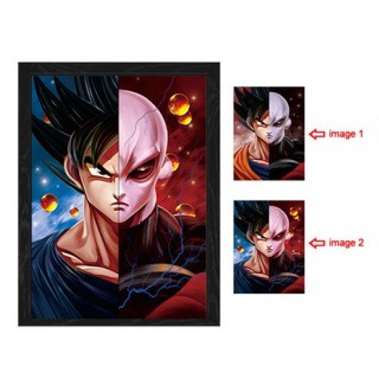 Poster Framed Lenticular Anime Poster printing Dragon Ball Super Goku