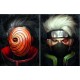 Poster Framed - Naruto - Kakashi - Mask - 4D Print - 30x40cm