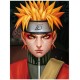 Poster Framed - Naruto Six Paths- Face - 4D Print - 30x40cm