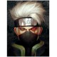 Poster Framed - Naruto - Kakashi - Mask - 4D Print - 30x40cm