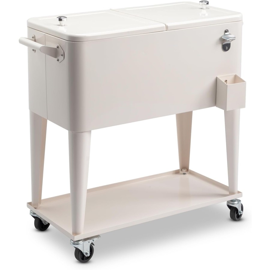 Portable Cart Cooler Ice Box 70 Liters