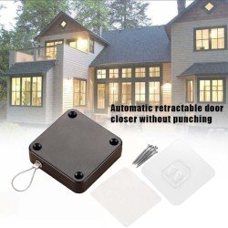 Punch-free Automatic Door Closer - Black Punch-free Automatic Door Closer - Black