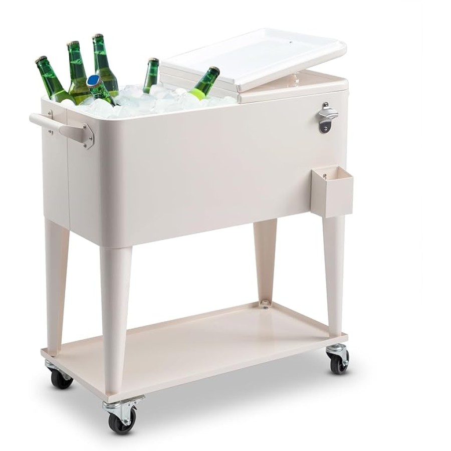 Portable Cart Cooler Ice Box 70 Liters
