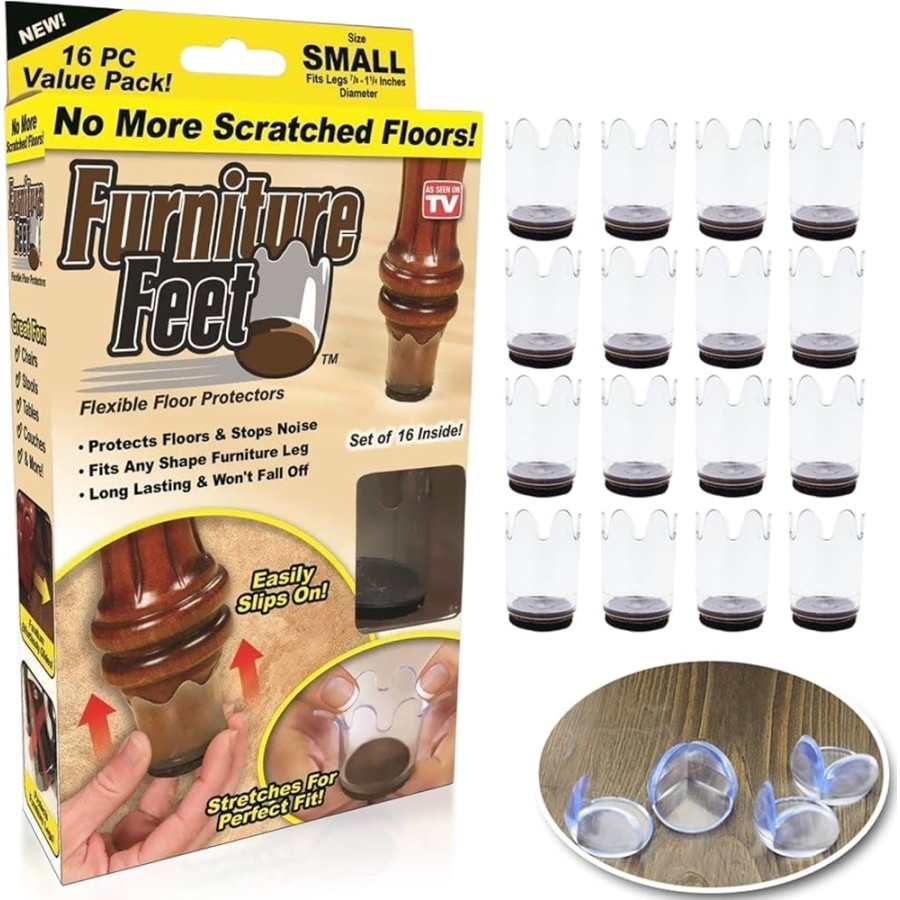 Furniture Stool Sliders Pads - 16Packs