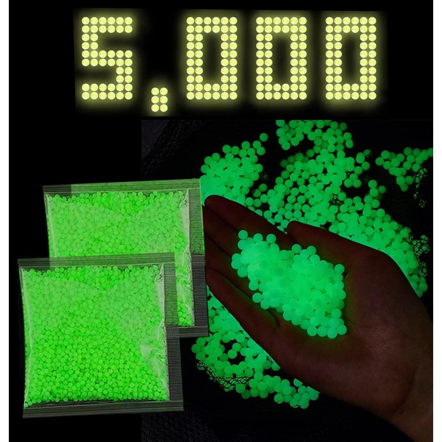  Glow in The Dark Water Beads Gel Blaster 5000PCS