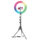 RGB LED Soft Ring Light With Stand-Selfie Light 26cm - MJ-36 