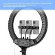 JMARY Professional 3 Phone Holder Ring Light FM-19RS