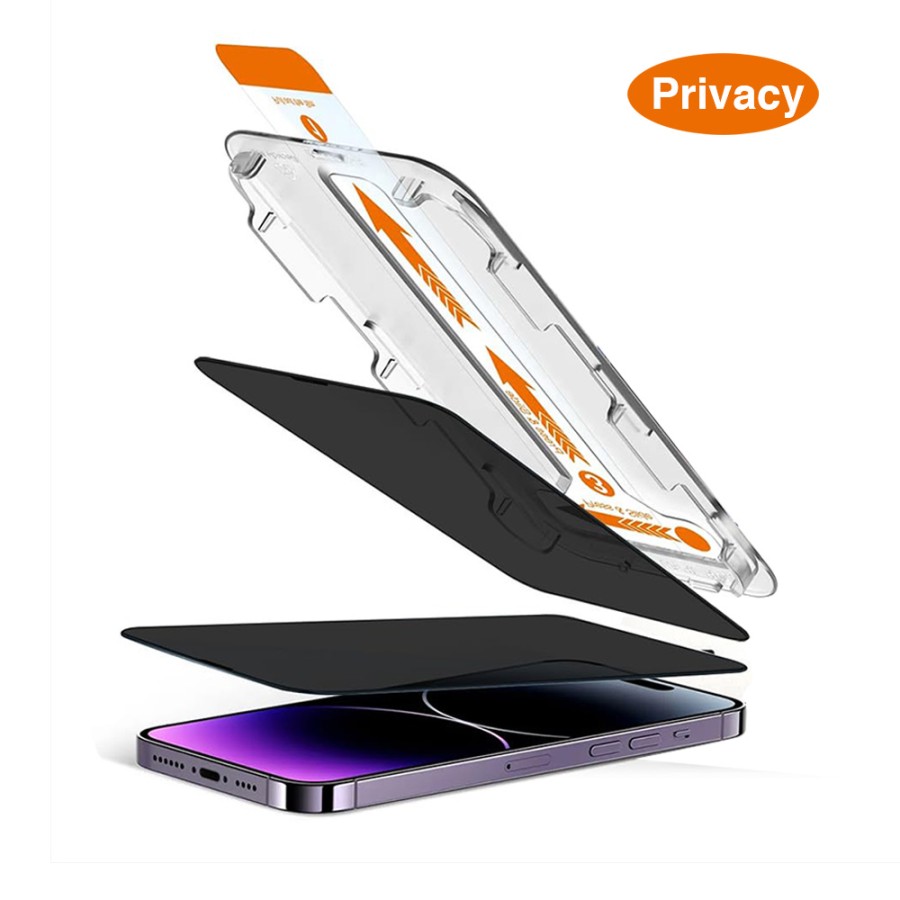 Rocket Tempered Glass Screen Protector 8K (Privacy) - iPhone 16 Pro