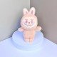 Labubu Plush Cartoon Cute Doll Keychain - Cream Labubu Plush Cartoon Cute Doll Keychain - Cream