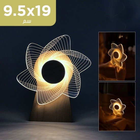 3D stereoscopic table lamp