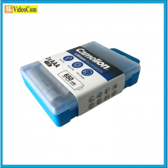 CAMELION Rechargeable lithium Battery: Type-C input Battery UB-AAA650-PBH2