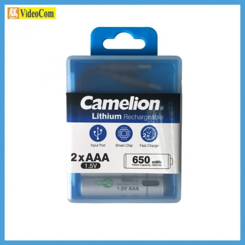 CAMELION Rechargeable lithium Battery: Type-C input Battery UB-AAA650-PBH2