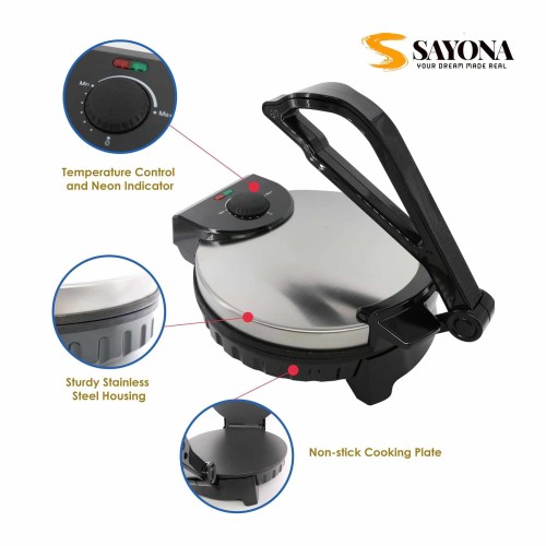 10inch Roti Maker by Sayona