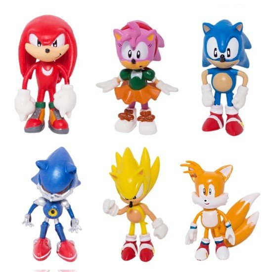 Sonic the Hedgehog Mini Figure 6 Pack Collection