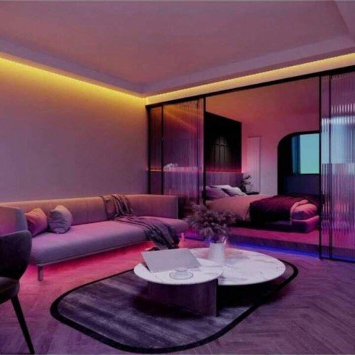 5M Adhesive LED Light String with Remote Control with App