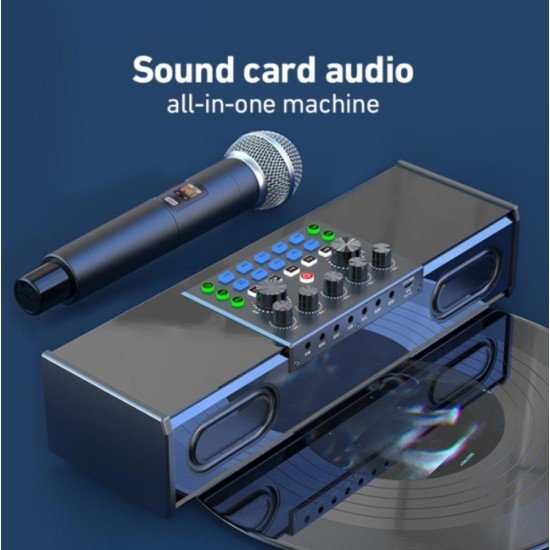 Sound Card Speaker All-In-One Machine, Live Sound Card