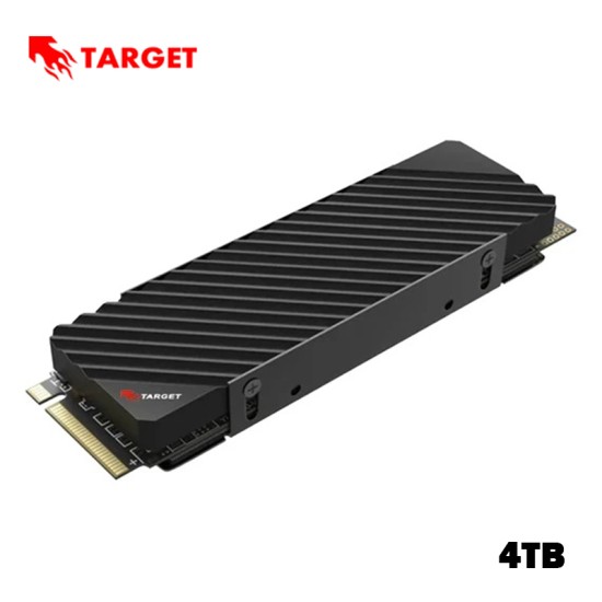 Target SSD M.2  NVMe PCIe 4.0 Gen 4x4 7100MB/s 4TB Heatsink Compatible Playstation 5