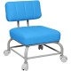 Heavy duty chair with 360 degree swivel wheels