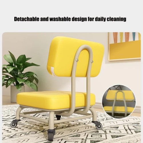 Heavy duty chair with 360 degree swivel wheels