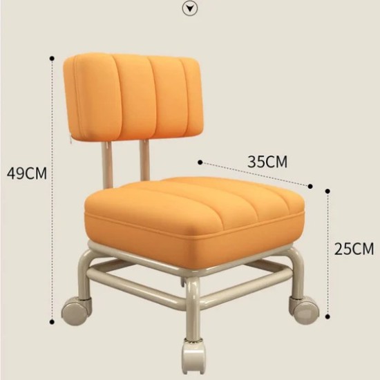 Heavy duty chair with 360 degree swivel wheels