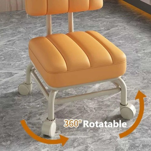 Heavy duty chair with 360 degree swivel wheels