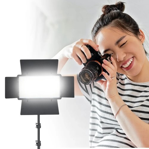 LED Portable Camera Light for Professional Photography with Stand (RL-1200)