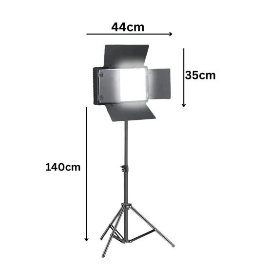 LED Portable Camera Light for Professional Photography with Stand (RL-1200)