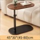 Side Table with Adjustable Arm Height - Black / Brown / Beige -  Size / 45*30 ( 45*80 )