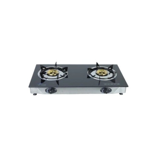 Alaysh Gas stove 2 glass burners AF-1181 BOWANG BW321