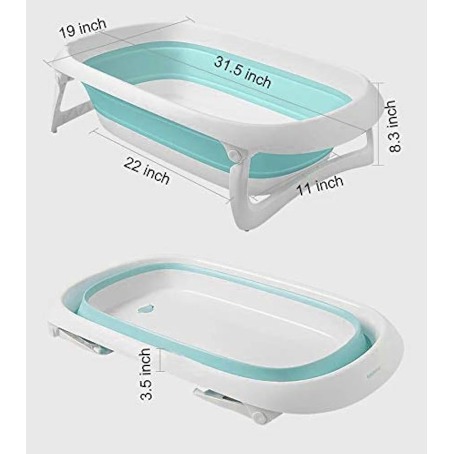 Foldable Baby Bathtub with Soft Cotton Cushion