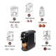 HiBREW 5in1 Multiple Capsule Coffee Machine H2A - Black