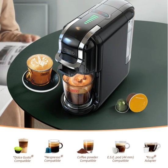 HiBREW 5in1 Multiple Capsule Coffee Machine H2A - Black