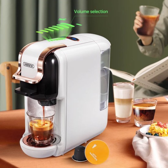 HiBREW 5in1 Multiple Capsule Coffee Machine H2A - White