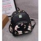 Elegant style ladies bag leisure backpack schoolbag travel bag for Girls - Black