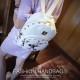 Elegant style ladies bag leisure backpack schoolbag travel bag for Girls - White