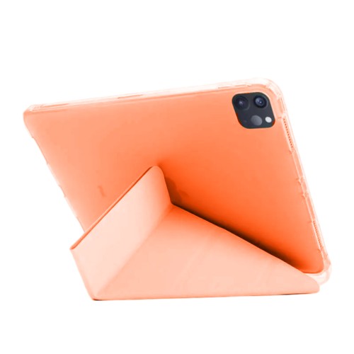 Leather Shockproof Flip case Cover For iPad - Orange