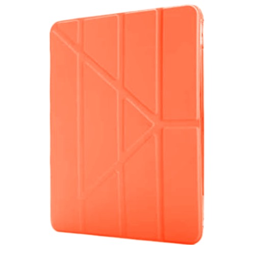 Leather Shockproof Flip case Cover For iPad - Orange