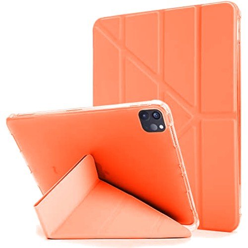 Leather Shockproof Flip case Cover For iPad - Orange