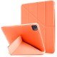 Leather Shockproof Flip case Cover For iPad - Orange