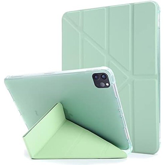 Leather Shockproof Flip case Cover For iPad - Mint Green