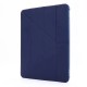 Leather Shockproof Flip case Cover For iPad - Dark Blue