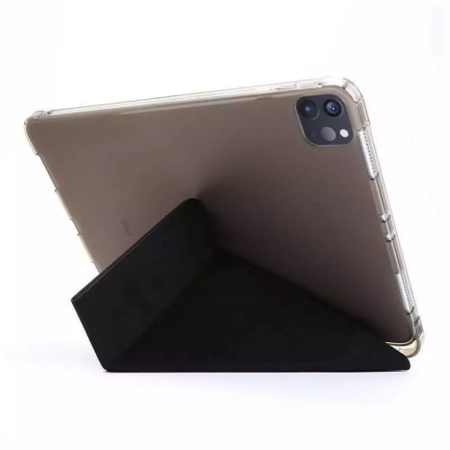 Leather Shockproof Flip case Cover For iPad - Black