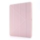 Leather Shockproof Flip case Cover For iPad - Pink