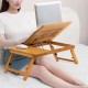 Bamboo Laptop Table with Drawer